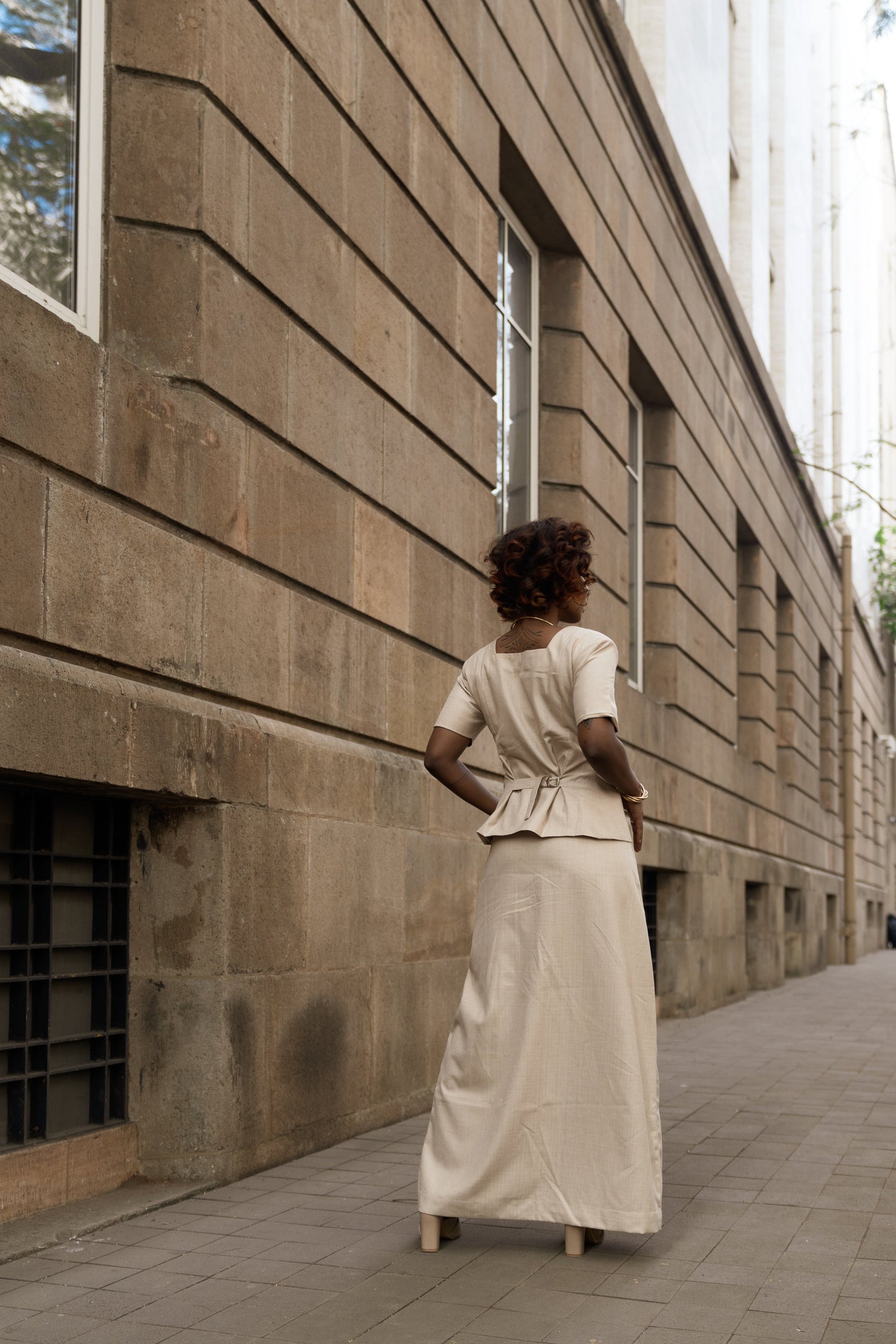 Mystic Sand Waistcoat & Skirt Set