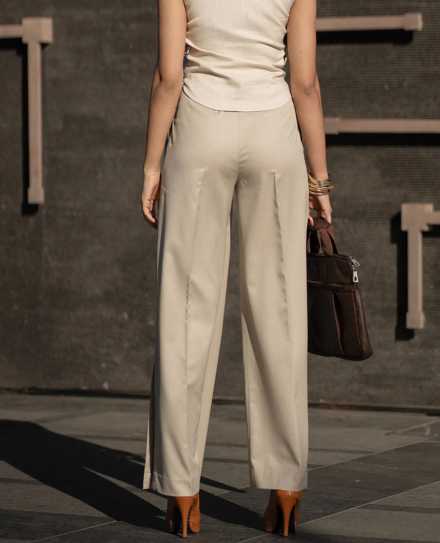 Dessert Dune Side Slit Pants