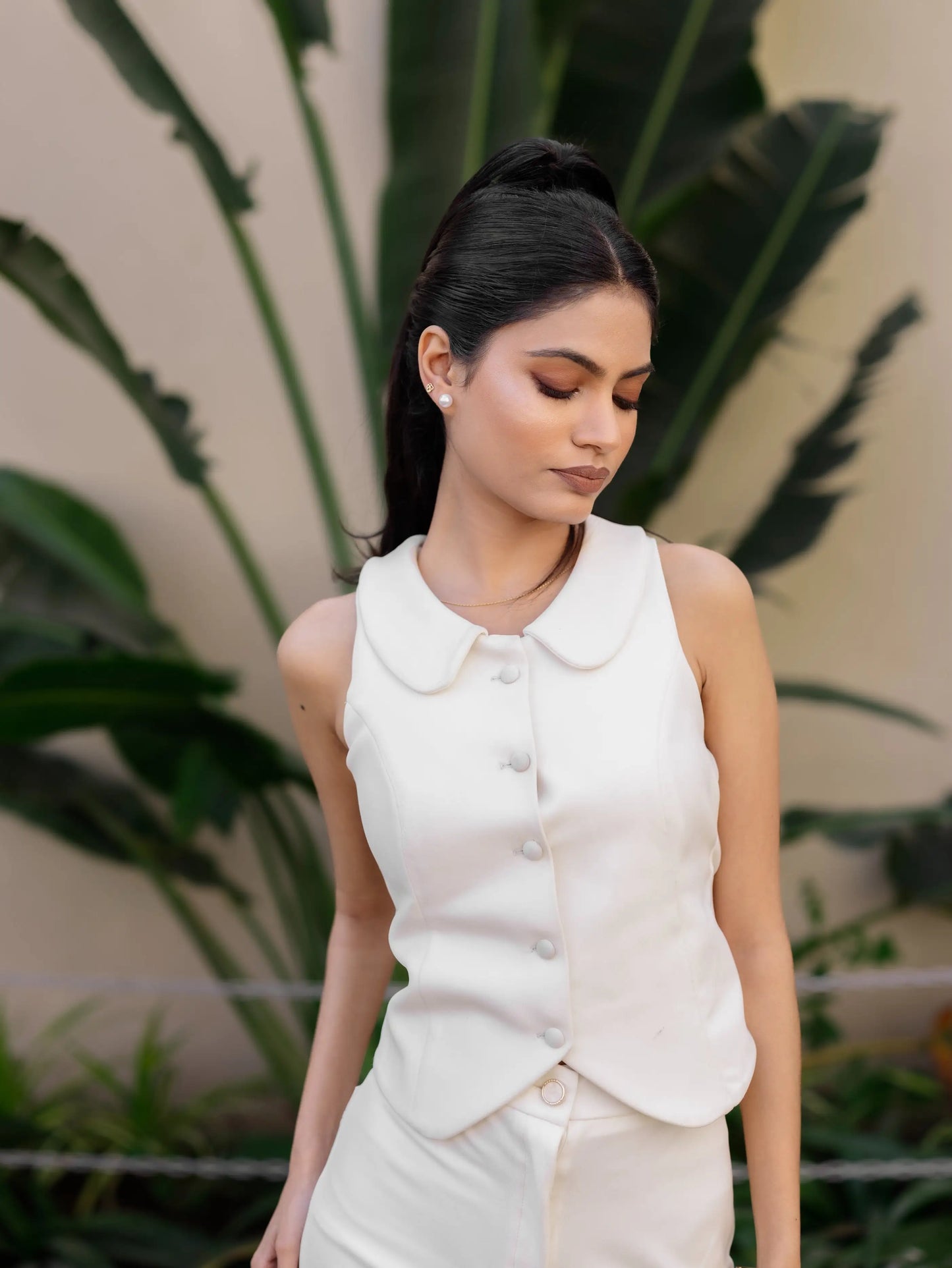 Glacial White Waistcoat