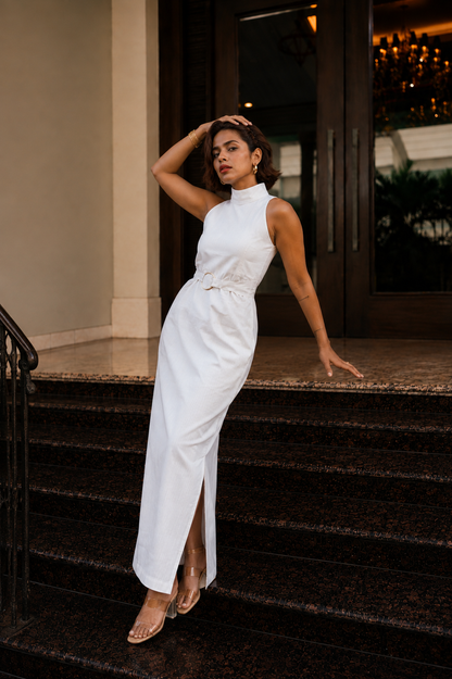 Stonewhite Chalk Dress