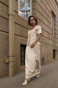 Mystic Sand Square Neck Waistcoat