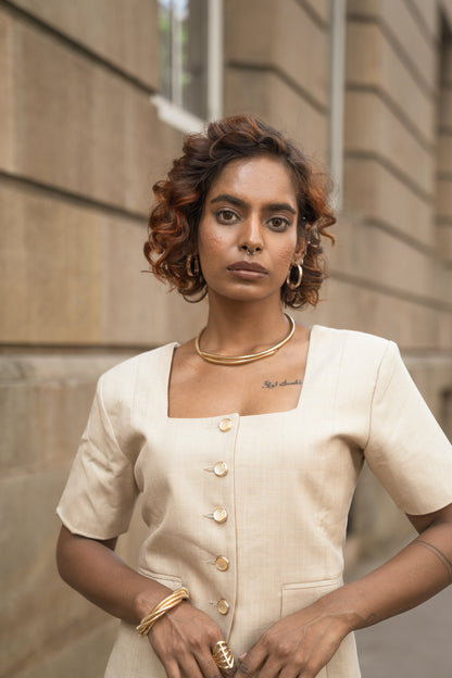 Mystic Sand Waistcoat & Skirt Set