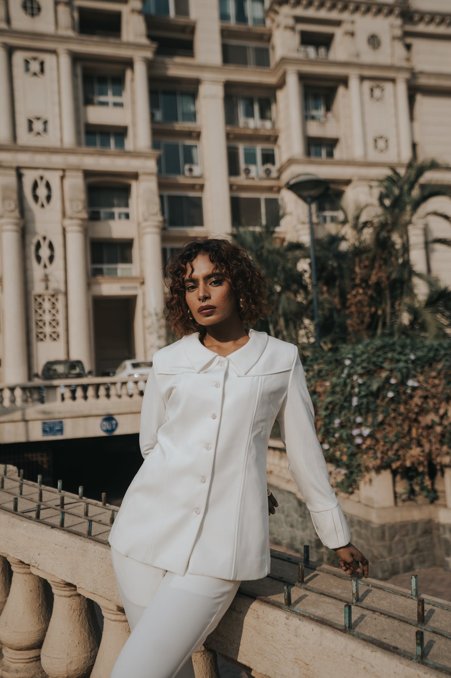 Glacial White Blazer