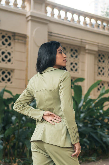 Emerald Blaze Green Blazer