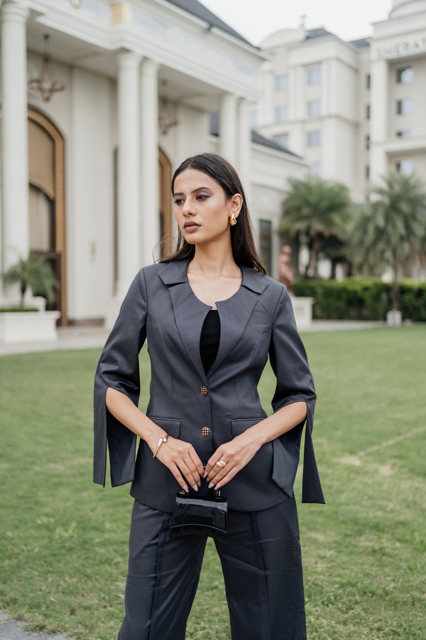 Shadowstone Grey Blazer