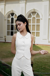 Glacial White Waistcoat