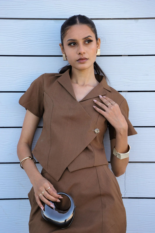 Curved Core Line Waistcoat