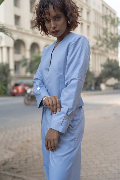 , MidWeek Women's Formal Wear - Workwear Style India, Arctic Sapphire Jacket - Midweek - Jacket
