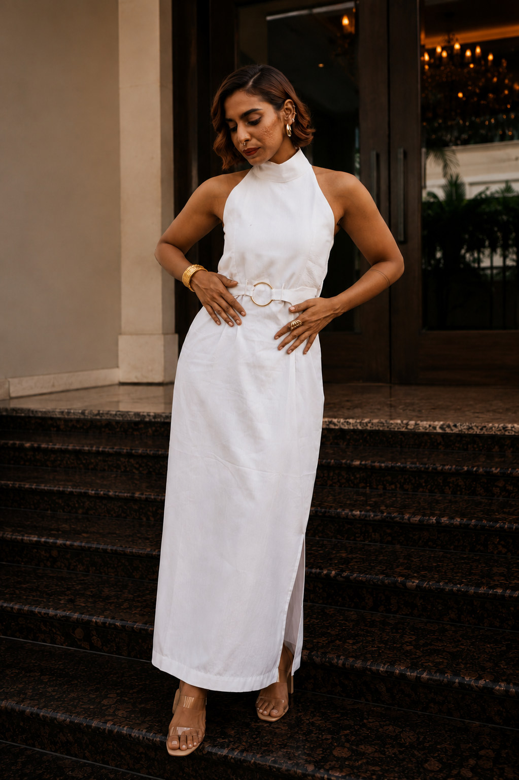 Stonewhite Chalk Dress