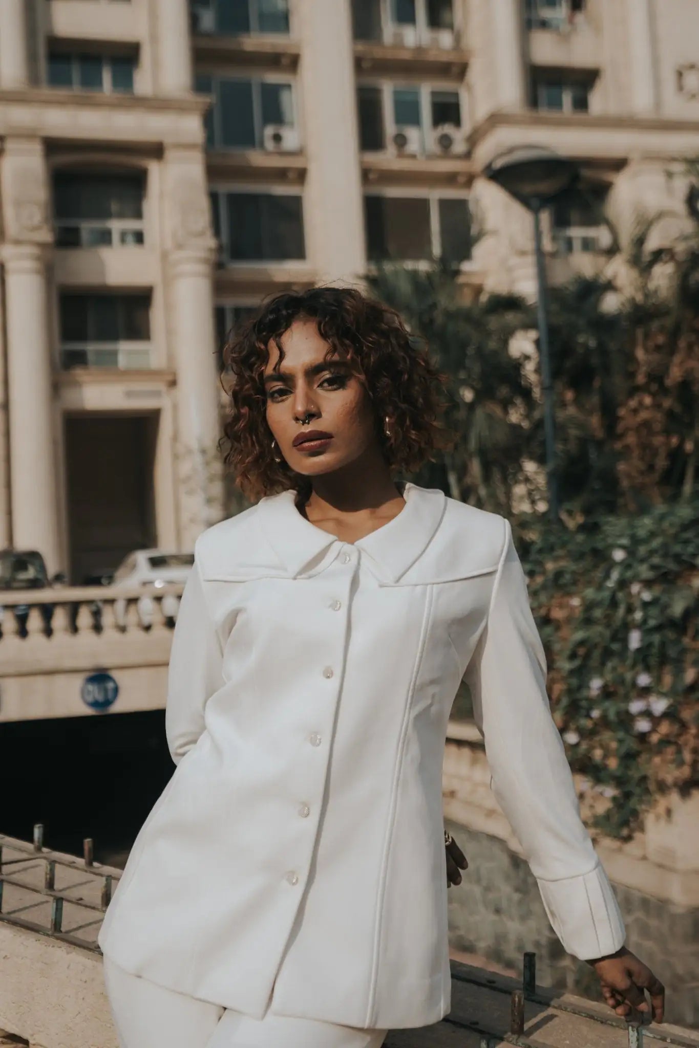 , MidWeek Women's Formal Wear - Workwear Style India, Glacial White Blazer - Midweek - Blazer