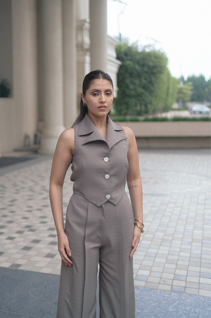 Dessert Oak Waistcoat & Pants Set