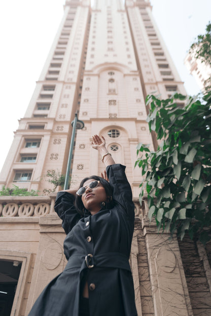 Stealth Black Oversized Shirt - Midweek - Shirt