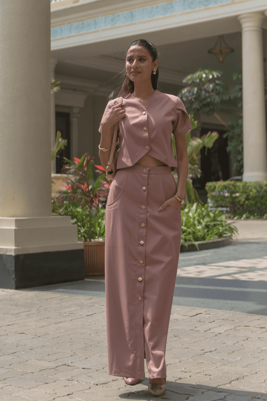 Terracotta Blush Co - ord Set - Midweek - Set