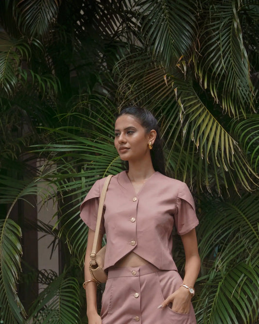 Terracotta Blush Waistcoat - Midweek - Waistcoat